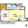 アゼリア上鷺 Eの間取り画像