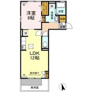 クローバーコートⅡの間取り画像