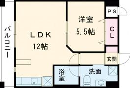 レジディア熊本辛島の間取り画像