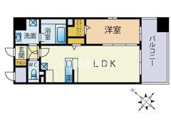 Liaison博多駅東の間取り画像