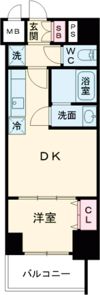 プレサンス広小路通今池の間取り画像