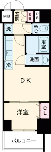 プレサンス広小路通今池の間取り画像