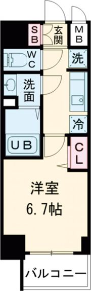 プレサンス広小路通今池の間取り画像