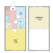 ハーベスト清水の間取り画像