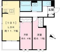 プレシャスコート鷺宮の間取り画像