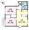 リバーサイド中島Aの間取り画像