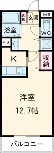 ウイングス7番館の間取り画像