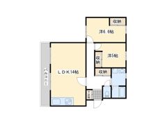 コーポなかむらの間取り画像