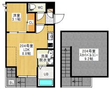 GRANDTIC LY 祇園の間取り画像
