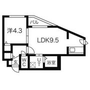 オルセー厚別中央IIIの間取り画像