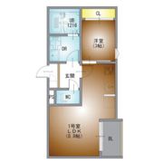 REGALEST栄生駅の間取り画像