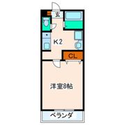 Fujikoハイツ Ⅶの間取り画像