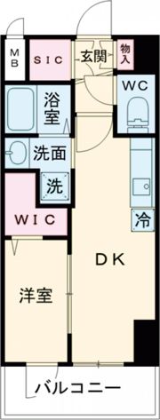 エステムコート名古屋葵の間取り画像