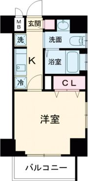 エステムプラザ京都ステーションレジデンシャルの間取り画像