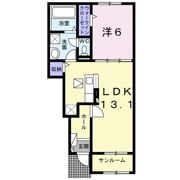 東風レジデンス Aの間取り画像