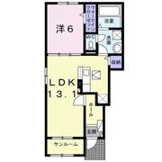 東風レジデンス Bの間取り画像