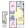 アースブラウンK・TⅢの間取り画像