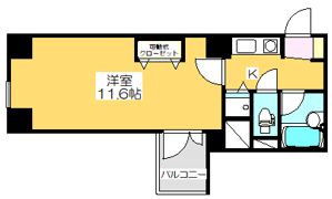 エグゼクティブコート中新町の間取り画像