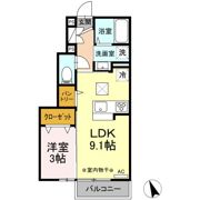 フェリス ニャンの間取り画像