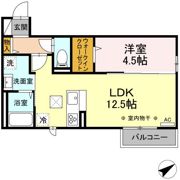 DーROOMみたけⅡの間取り画像