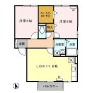 サンパティック Bの間取り画像