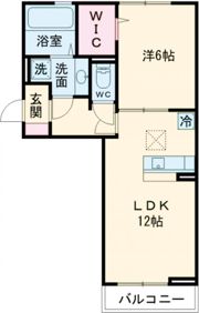 明楽 A棟の間取り画像