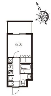 アジールコート東大井の間取り画像