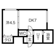 小樽駅前プレジデントの間取り画像