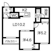 ブランシャール栄町FORESTの間取り画像