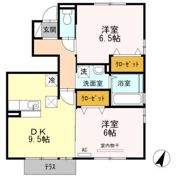 オレンジハウス Bの間取り画像