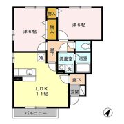 サングリーン Dの間取り画像