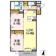 アヴァンス西が丘の間取り画像