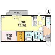 Chatlion(ｼｬﾄﾘｵﾝ)の間取り画像