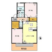 Villa・Ryutaku Ⅱ Bの間取り画像