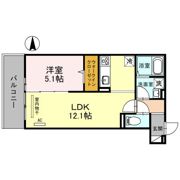 D-room西大路五条の間取り画像