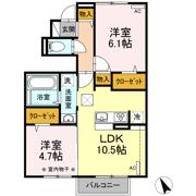 サニーガーデン Bの間取り画像