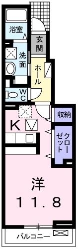 ディア ベルジュの間取り画像