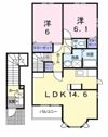 メルシー ボンジョルネ A棟の間取り画像