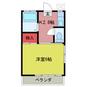 第1田辺コーポの間取り画像