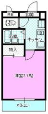 本城ハイツの間取り画像