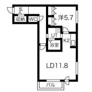 F/LEAD S23の間取り画像