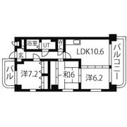 メゾンドール若葉の間取り画像