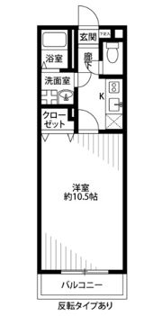アムール DU MONDEⅠの間取り画像