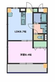 リヴェール中央の間取り画像