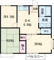 グランデュール森田の間取り画像