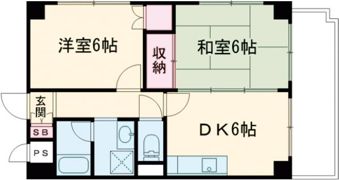 第二ロイヤルメゾンアドニスの間取り画像