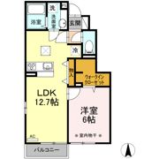 セジュール しらたか Aの間取り画像