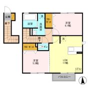 プレシュ アモール Aの間取り画像