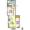 Dフラット台町の間取り画像