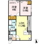 Dフラット台町の間取り画像